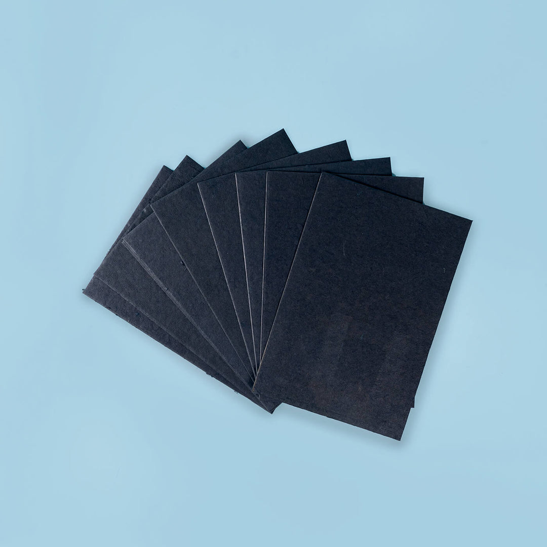 300 GSM, Pack of 15, A5 Size Black Sheets