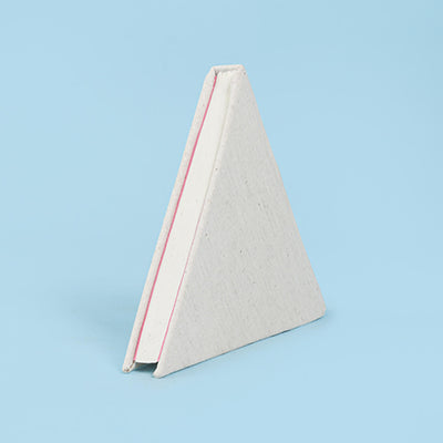 DIY Triangle Diary with Handmade Paper - Set of 2