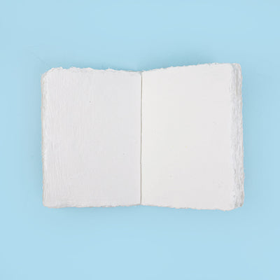 Recycled Denim Diary with Handmade Paper