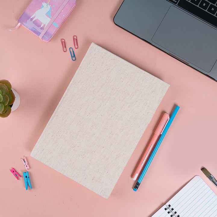 Recycled DIY Khadi Diary with Handmade Paper