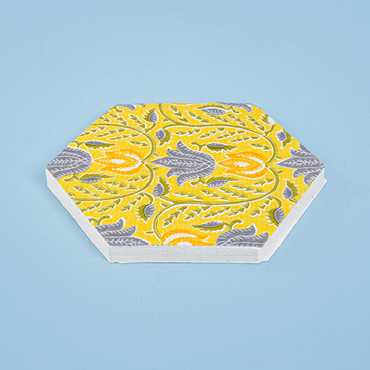 Honeycomb Diary with Handblock Prints - Set of 2