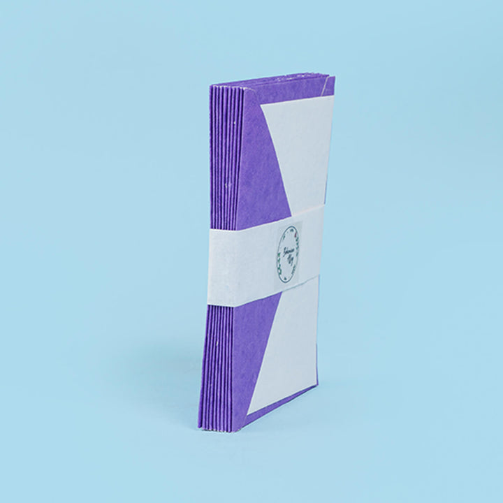 Handmade Paper Envelopes With Cards, Pack of 10