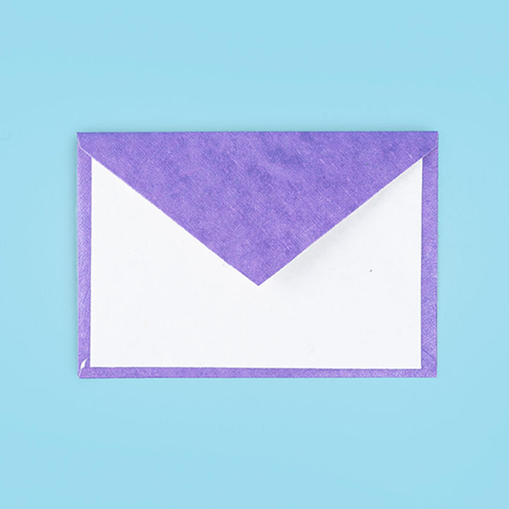 Handmade Paper Envelopes With Cards, Pack of 10