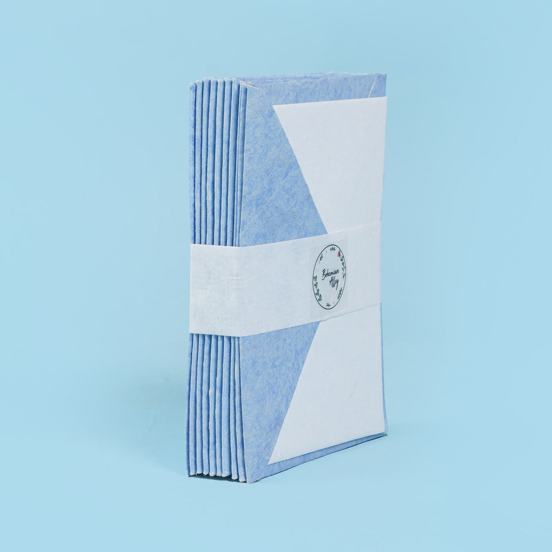 Handmade Paper Envelopes With Cards, Pack of 10