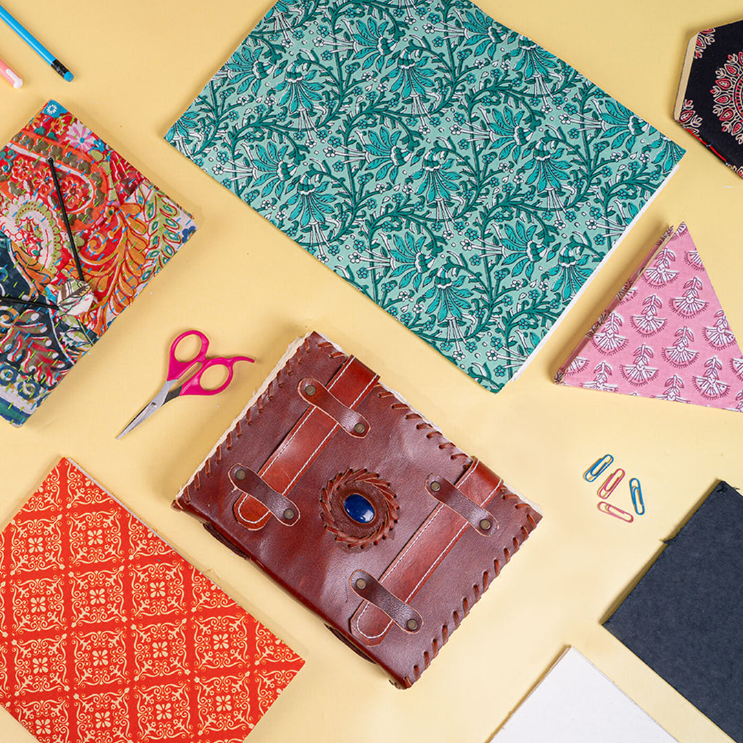 Recycled DIY Khadi Diary with Handmade Paper