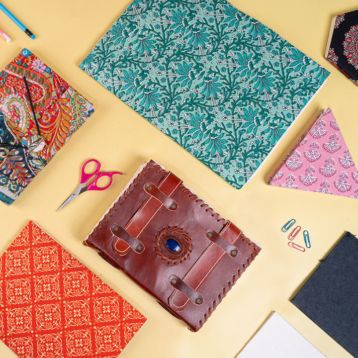 Recycled DIY Khadi Diary with Handmade Paper