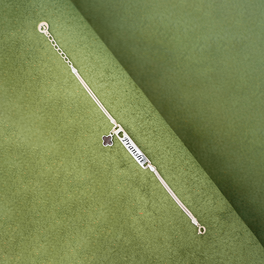 92.5 Silver Customised Bracelets for Kids/ Teenagers/ Adults