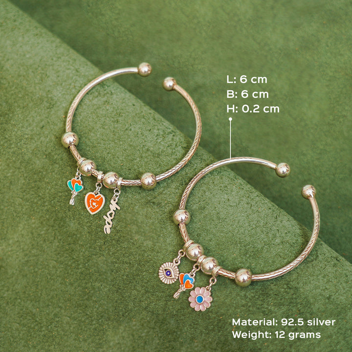92.5 Silver Pandora Bangle for Teenagers/ Adults