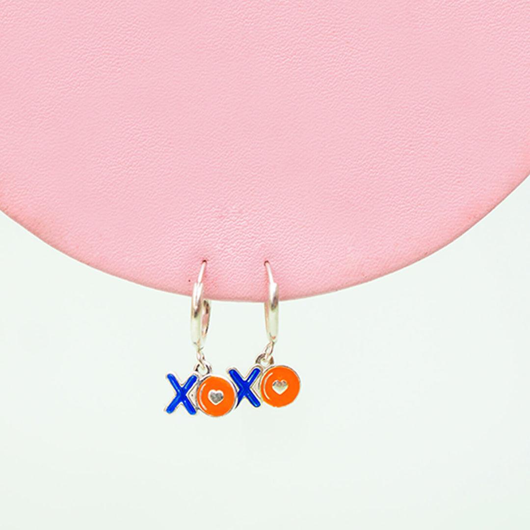 92.5 Silver Kid's Earrings - XO