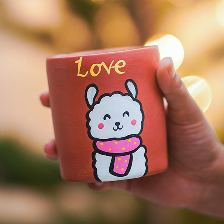 Terracotta Handmade Christmas Planter