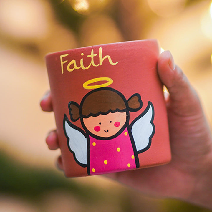 Terracotta Handmade Christmas Planter