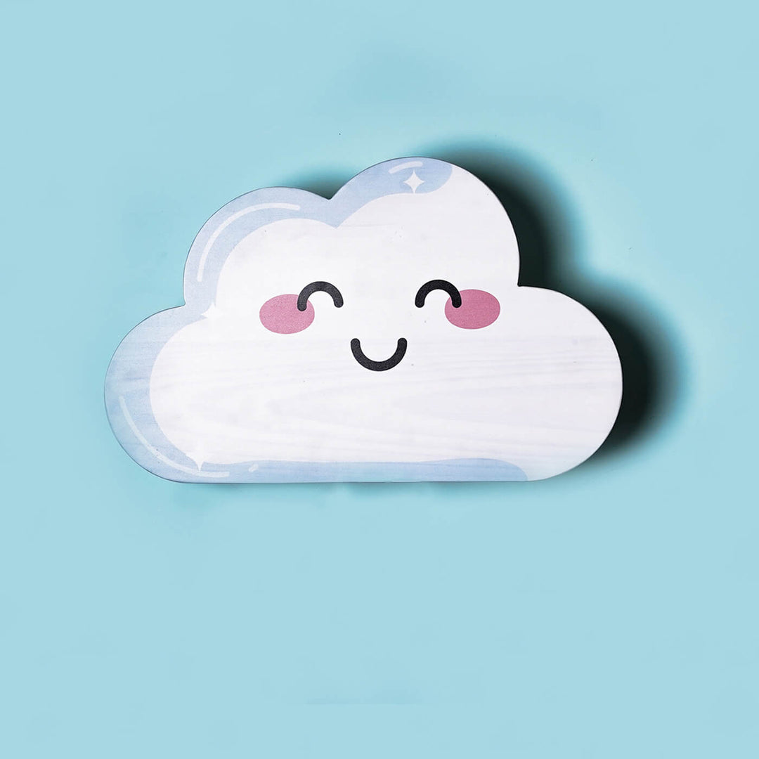 Cheery Cloud Backlit Wall Light for Kids