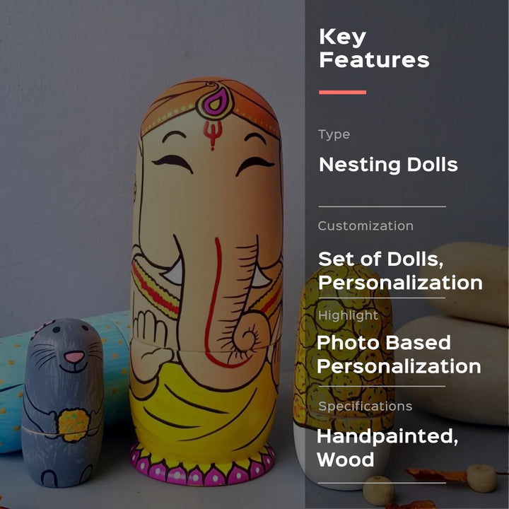 Ganpati Nesting Dolls - Zwende