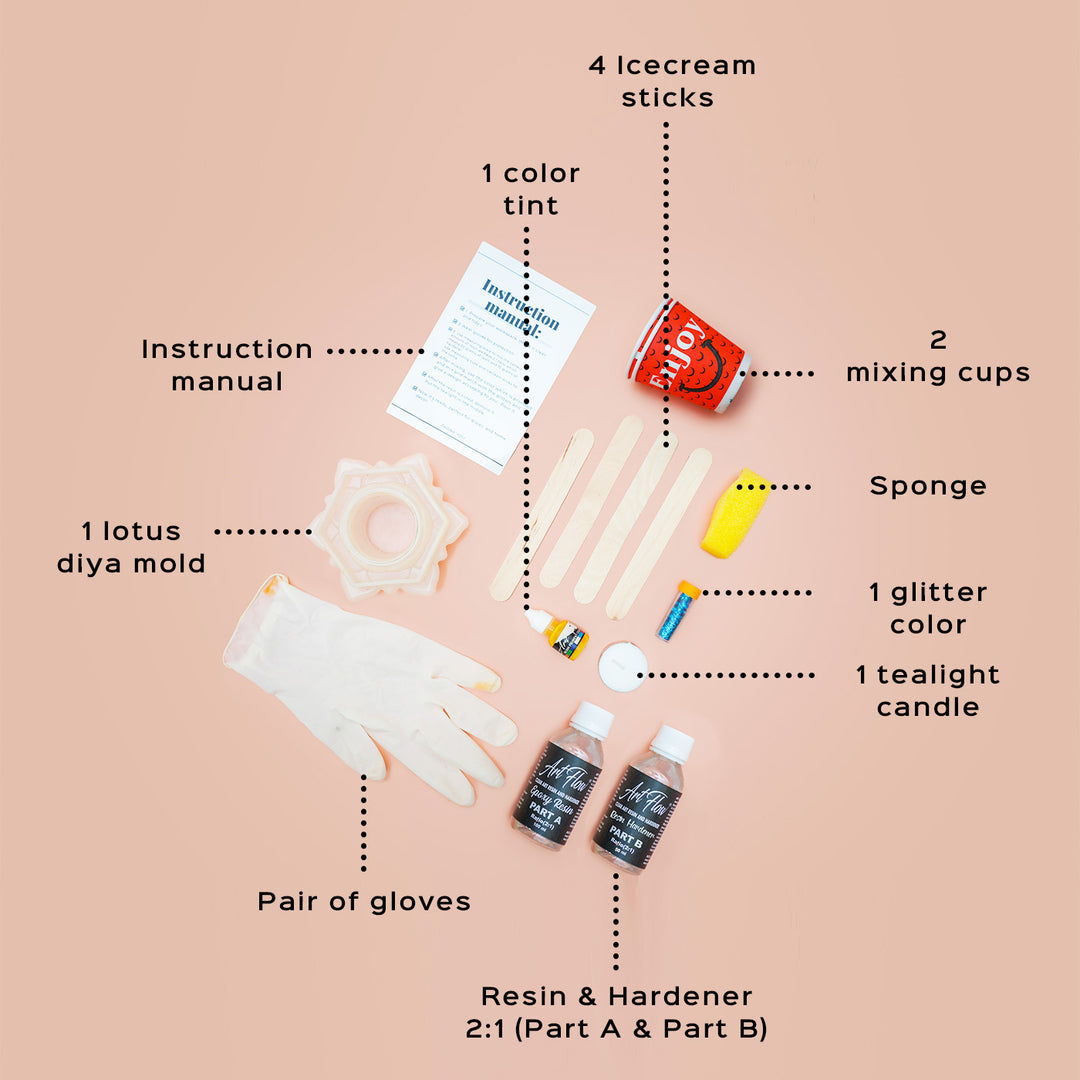 Resin Tealight holder DIY Kit