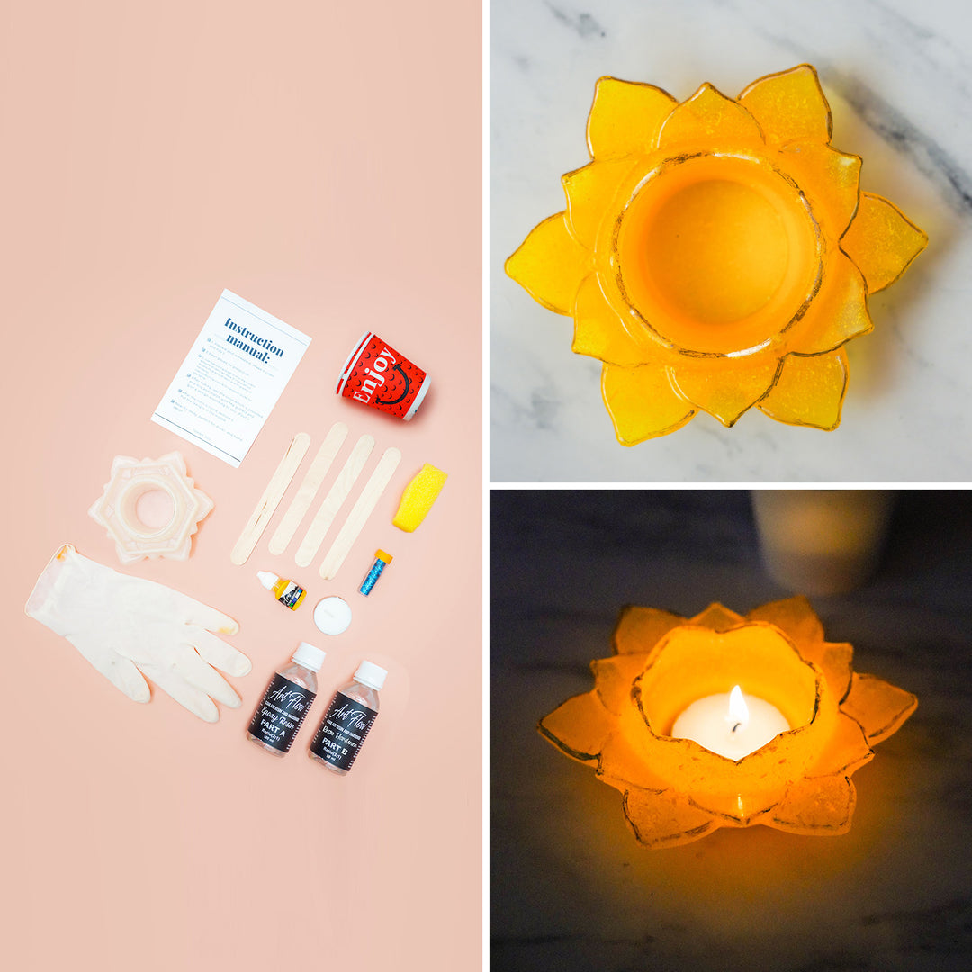 Resin Tealight holder DIY Kit