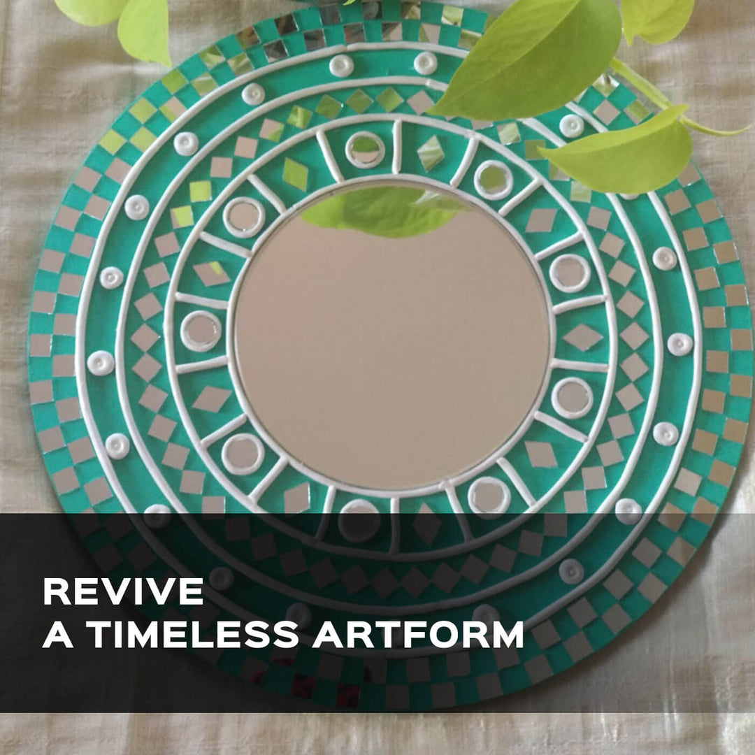 Lippan Art Mirror - All Inclusive DIY Kit - Zwende