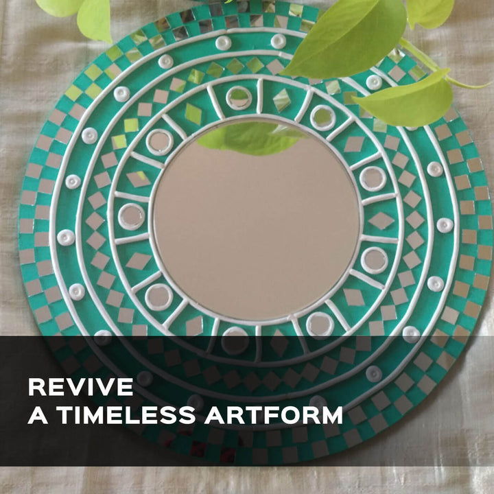 Lippan Art Mirror - All Inclusive DIY Kit - Zwende