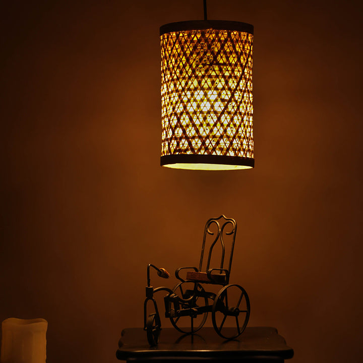 Handmade Star X Hanging Lamp