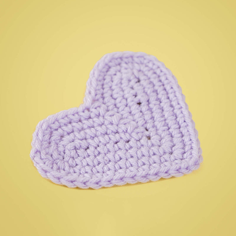 Heart-shaped Crochet Coasters