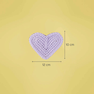 Heart-shaped Crochet Coasters