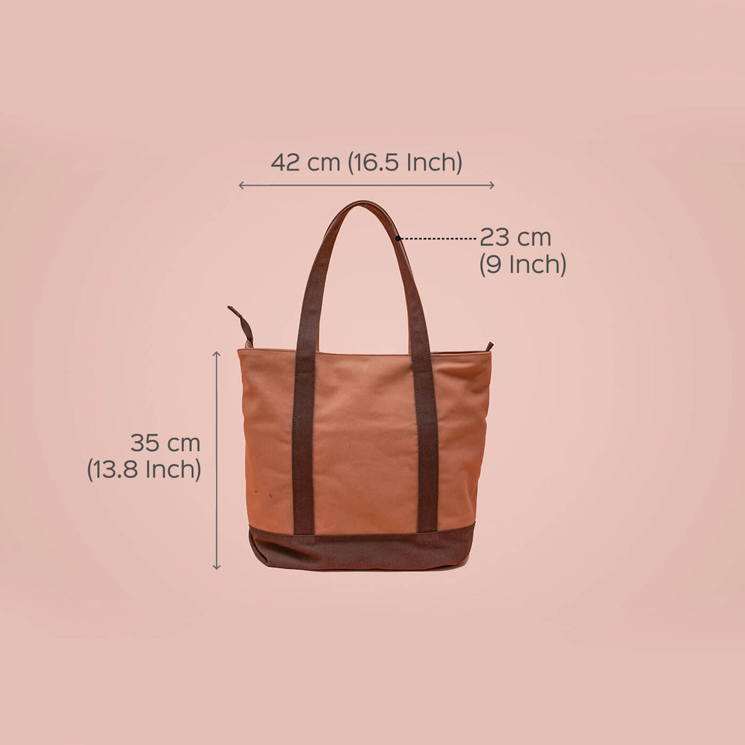 Solid Canvas Tote