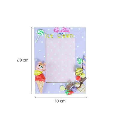Ice Cream Party Customizable Photo Frame