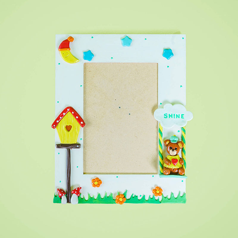 Handmade Teddy Bear Photo Frame