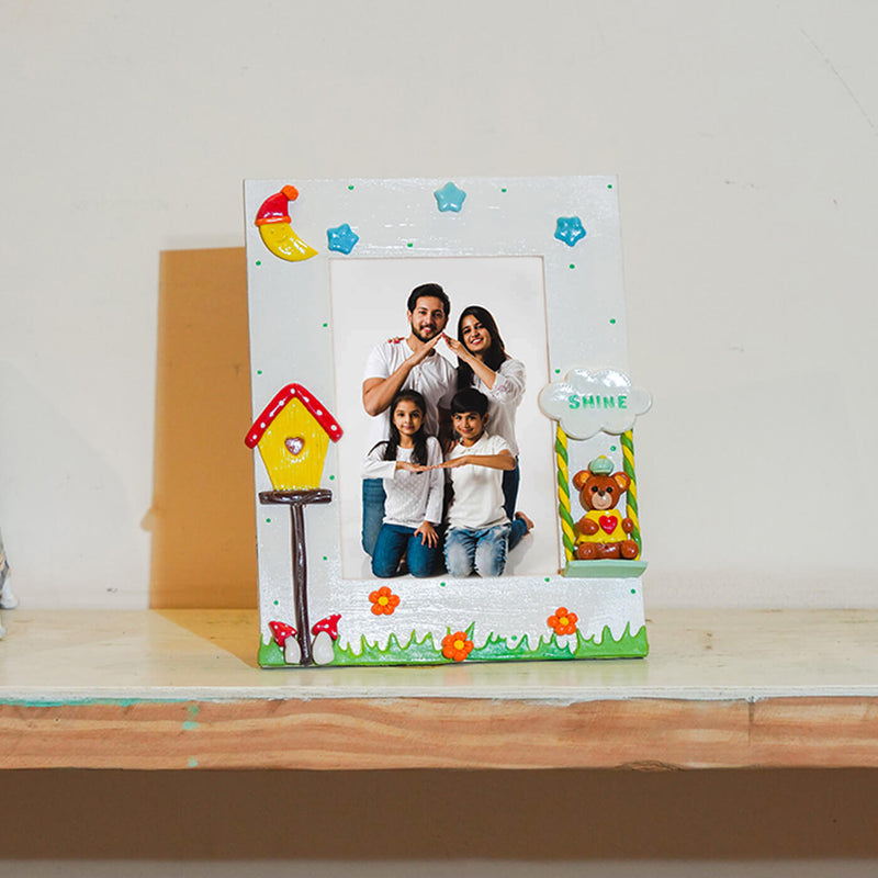 Handmade Teddy Bear Photo Frame