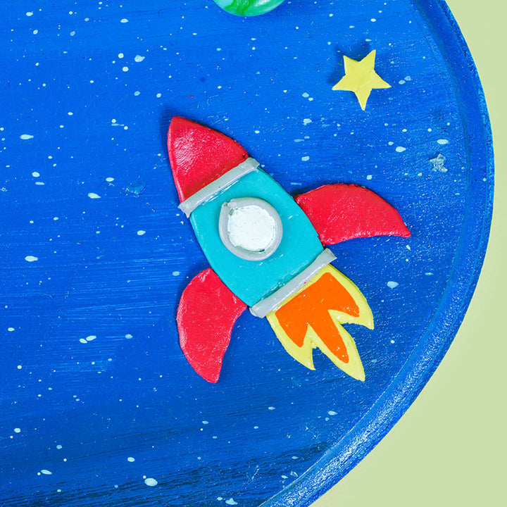 "Man on the Moon" Customizable Nameboard