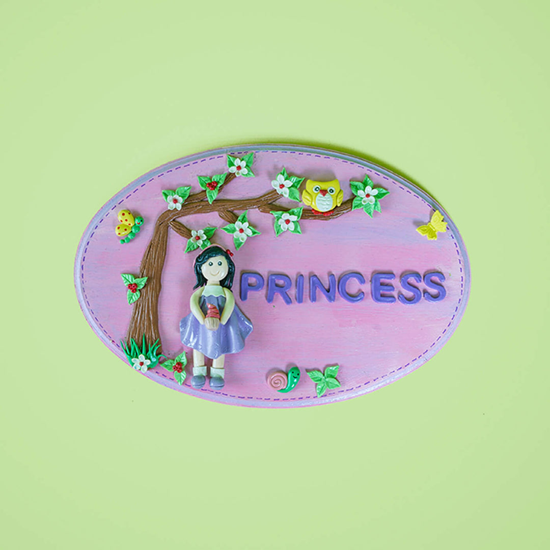 "Princess" Customizable Nameboard