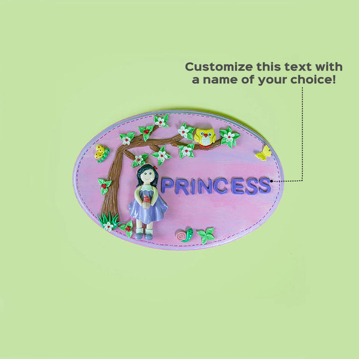 "Princess" Customizable Nameboard