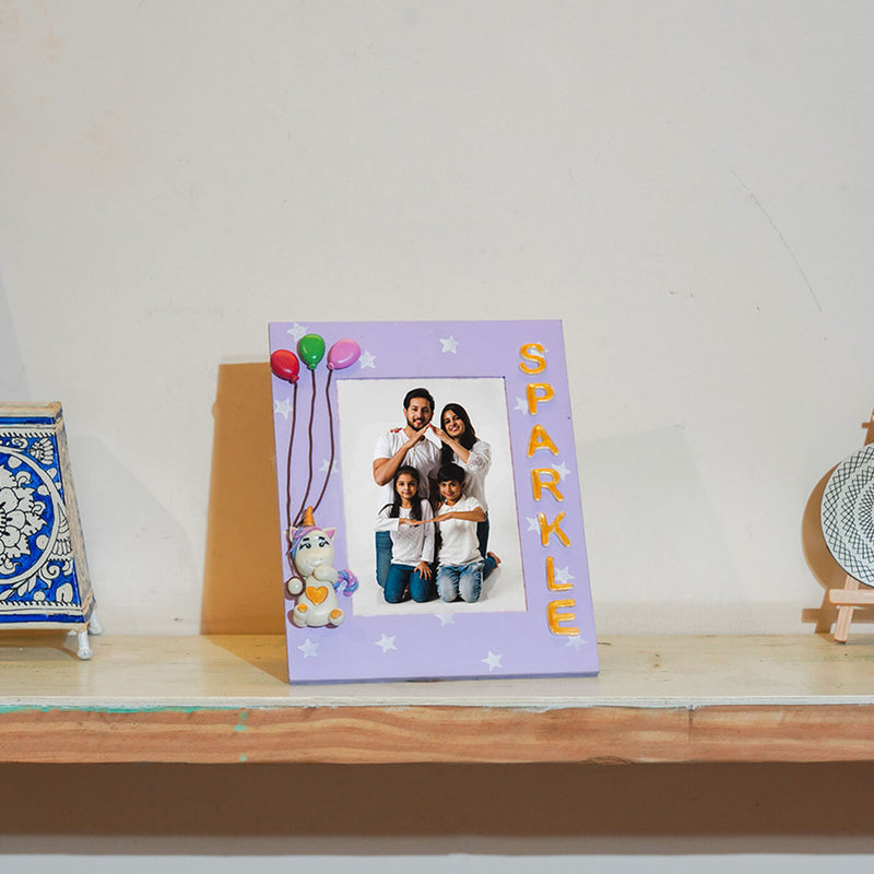 Unicorn Customizable Photo Frame