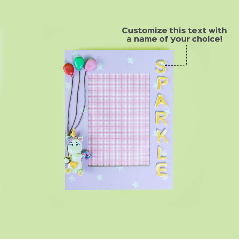 Unicorn Customizable Photo Frame