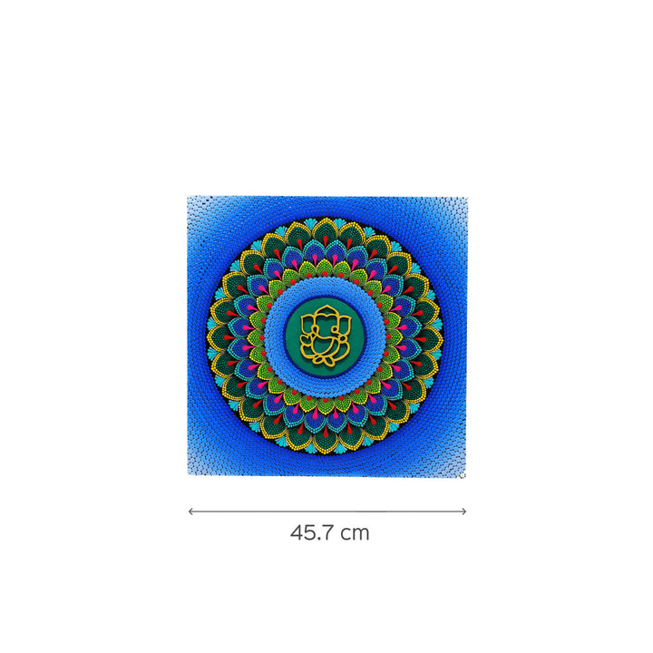 Ganesha Dot Mandala Wall Hanging