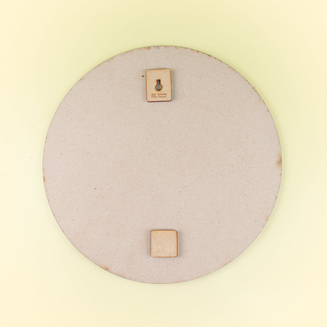 Pink And Yellow Dot Mandala Mirror