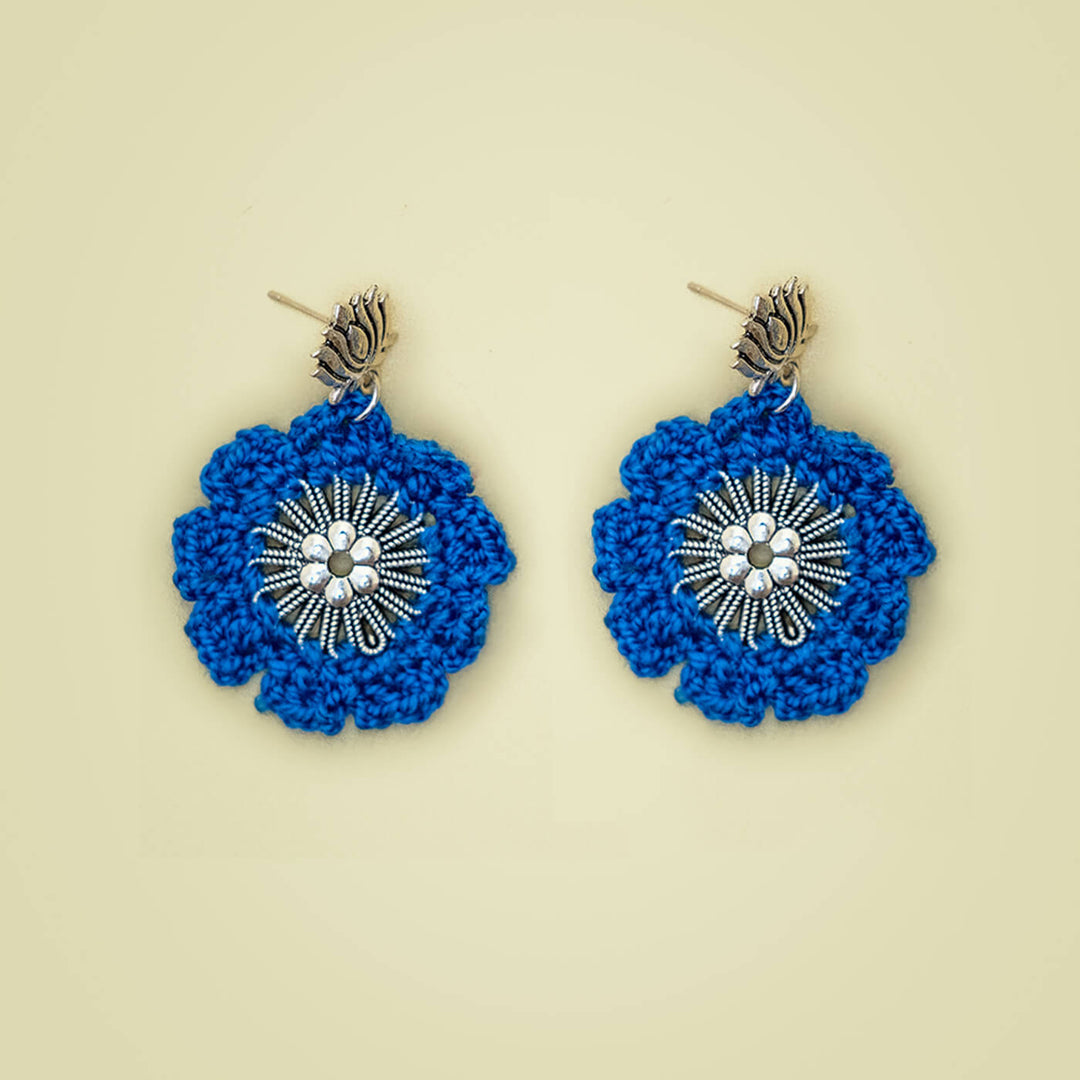 Lotus Crochet Chakra Earrings