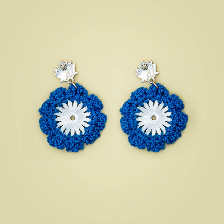 Lotus Crochet Chakra Earrings