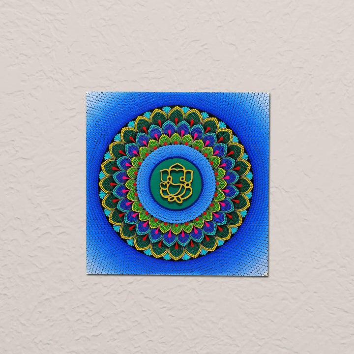 Ganesha Dot Mandala Wall Hanging