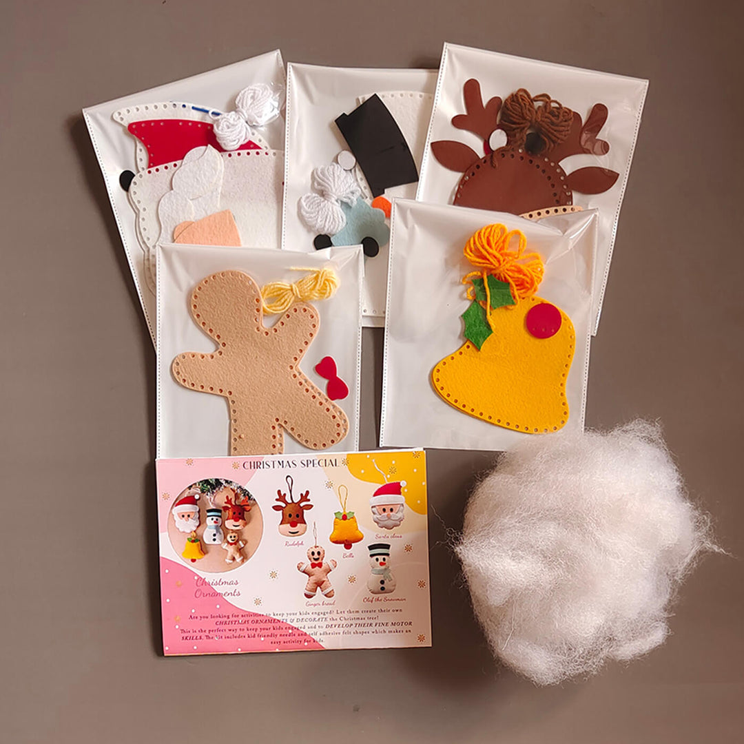 Buy Handmade Xmas Ornaments Felt Diy Kit For Christmas Tree