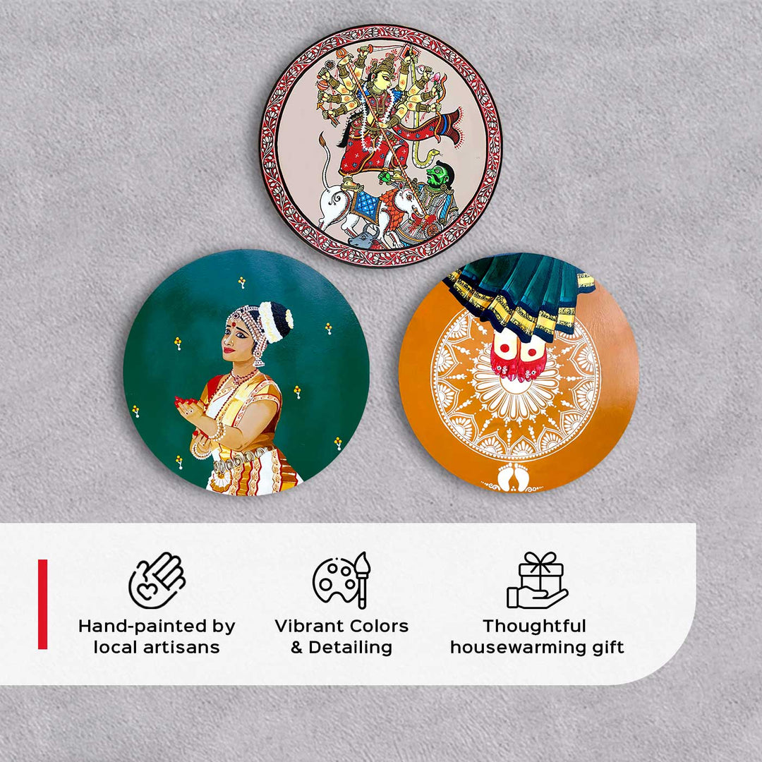 Handpainted Odia Jhooti Wall Decor