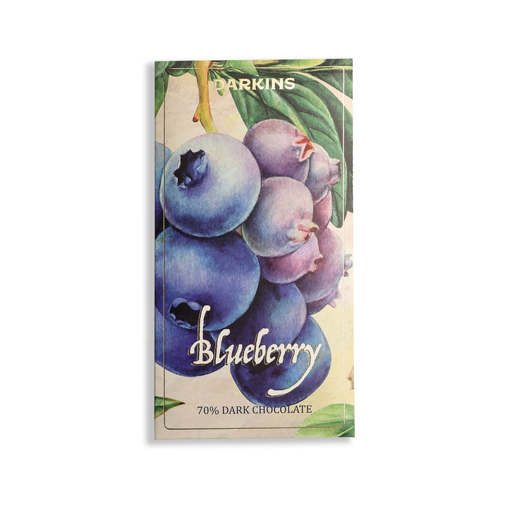 70% Dark | Vegan & Gluten Free Chocolate with Blueberries