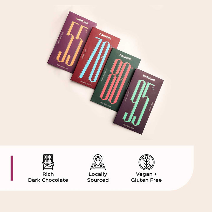 95% Dark | Vegan & Gluten Free Chocolate From Andhra Pradesh