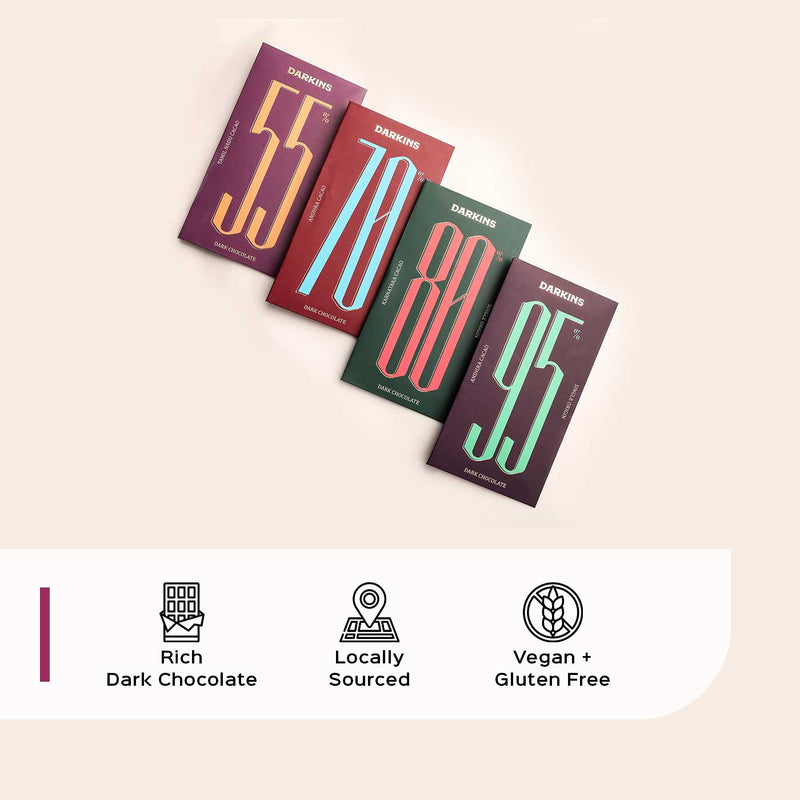 Vegan & Gluten Free | 80%Dark Chocolate From Karnataka