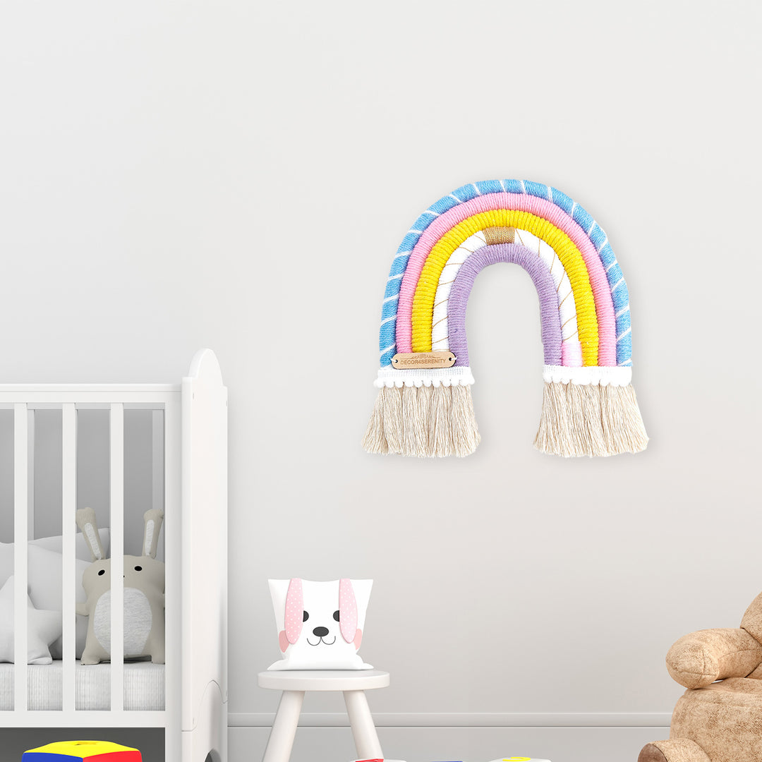 Macrame Rainbow Kids' Wall Hanging