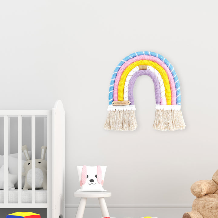 Macrame Rainbow Kids' Wall Hanging
