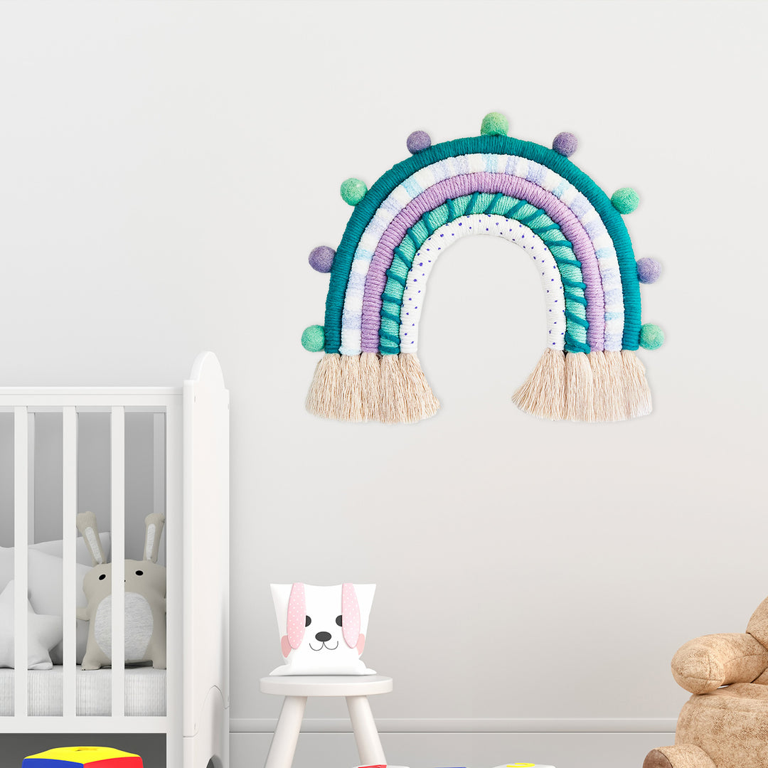 Macrame Prince Rainbow Kids' Wall Hanging