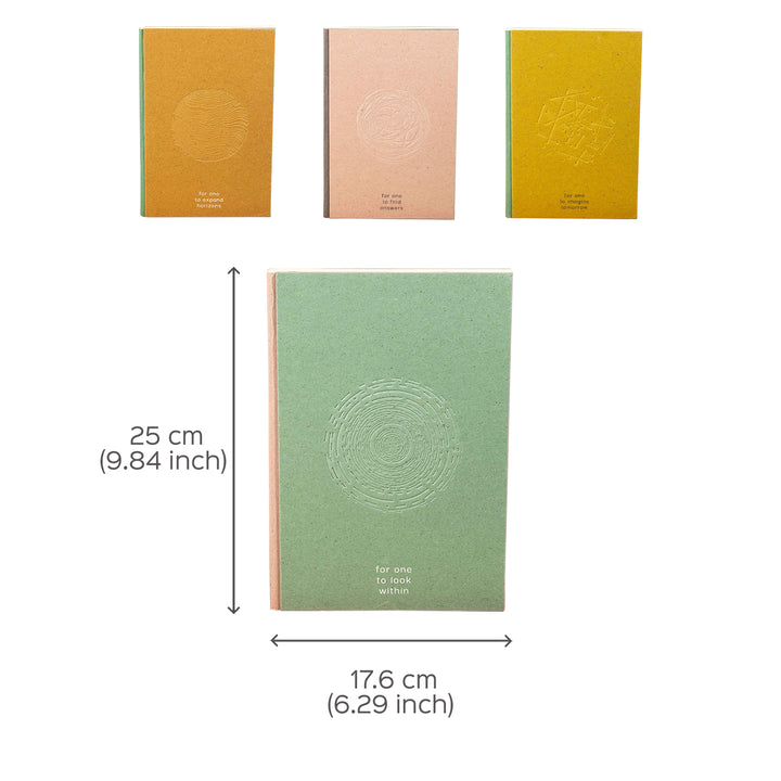 Tree-free Personalized Undated Dotted Journal| 216 Pages, B5