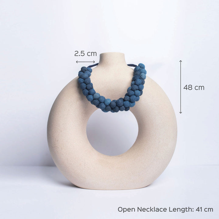 Ameya Upcycled Denim Necklace