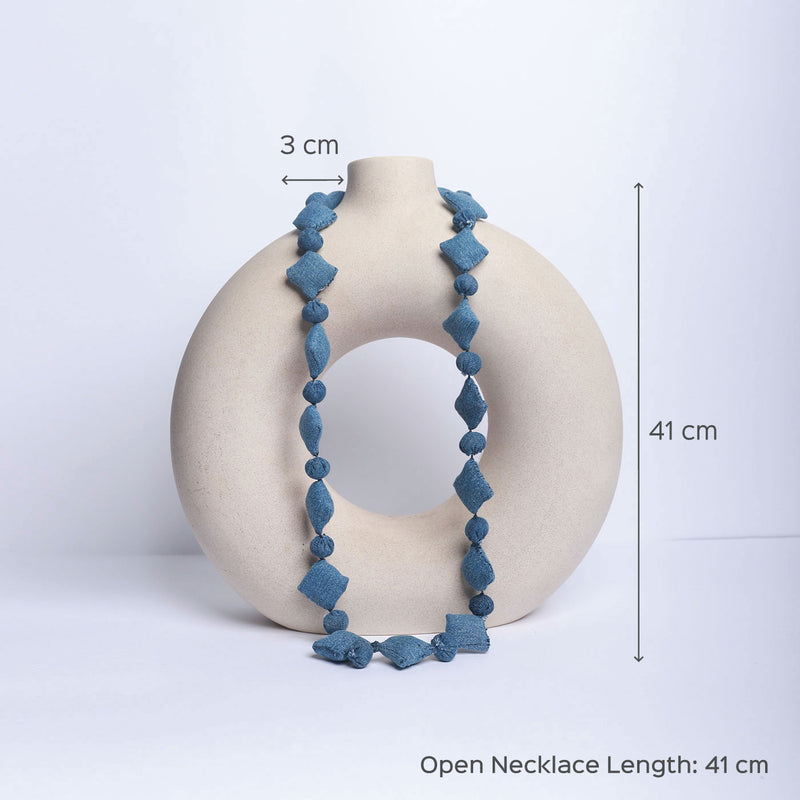 Ananta Upcycled Denim Necklace