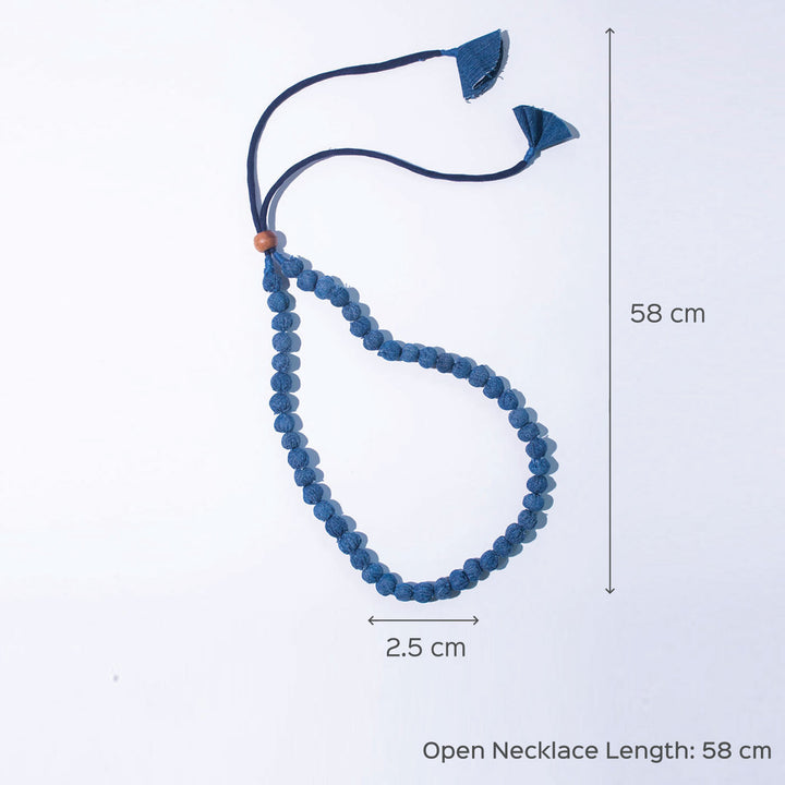 Komaari Upcycled Denim Necklace